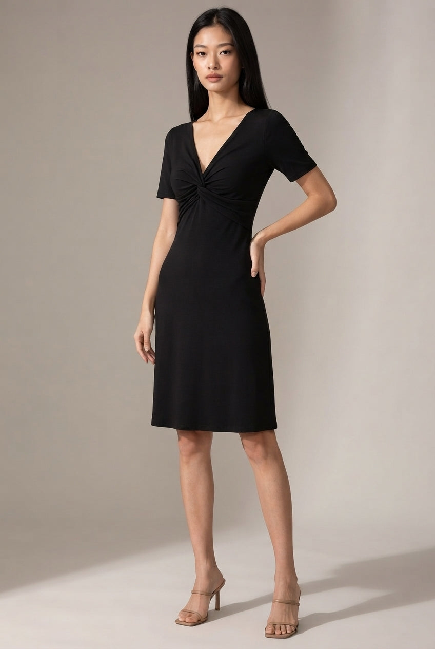 Odette V-Neck Midi Dress