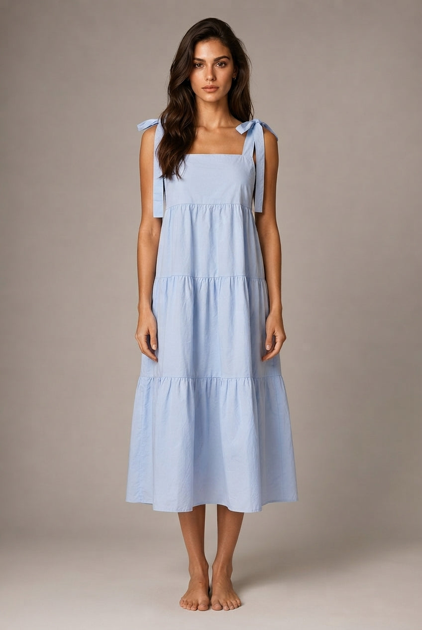 Valentine Bow Midi Dress