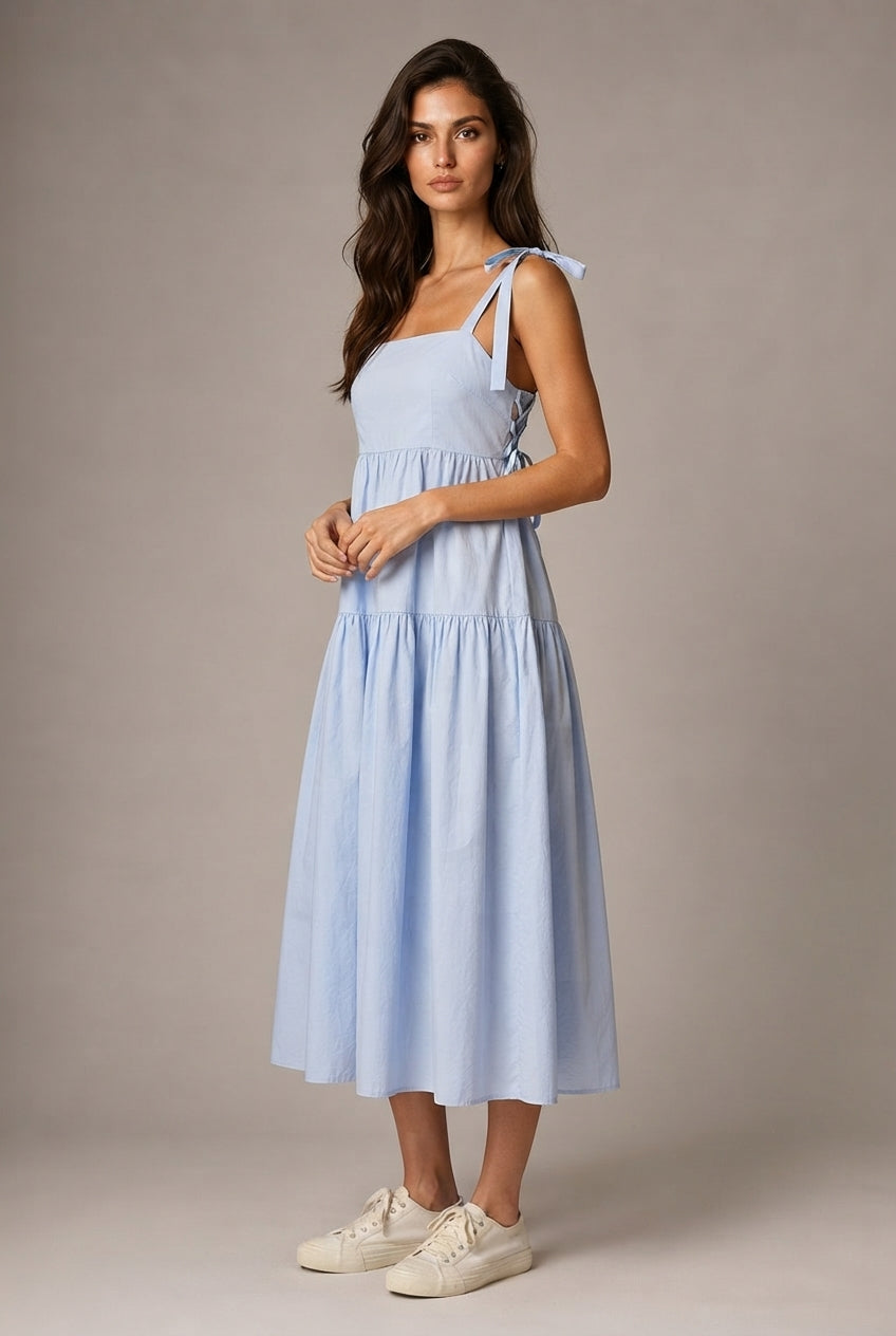 Valentine Bow Midi Dress