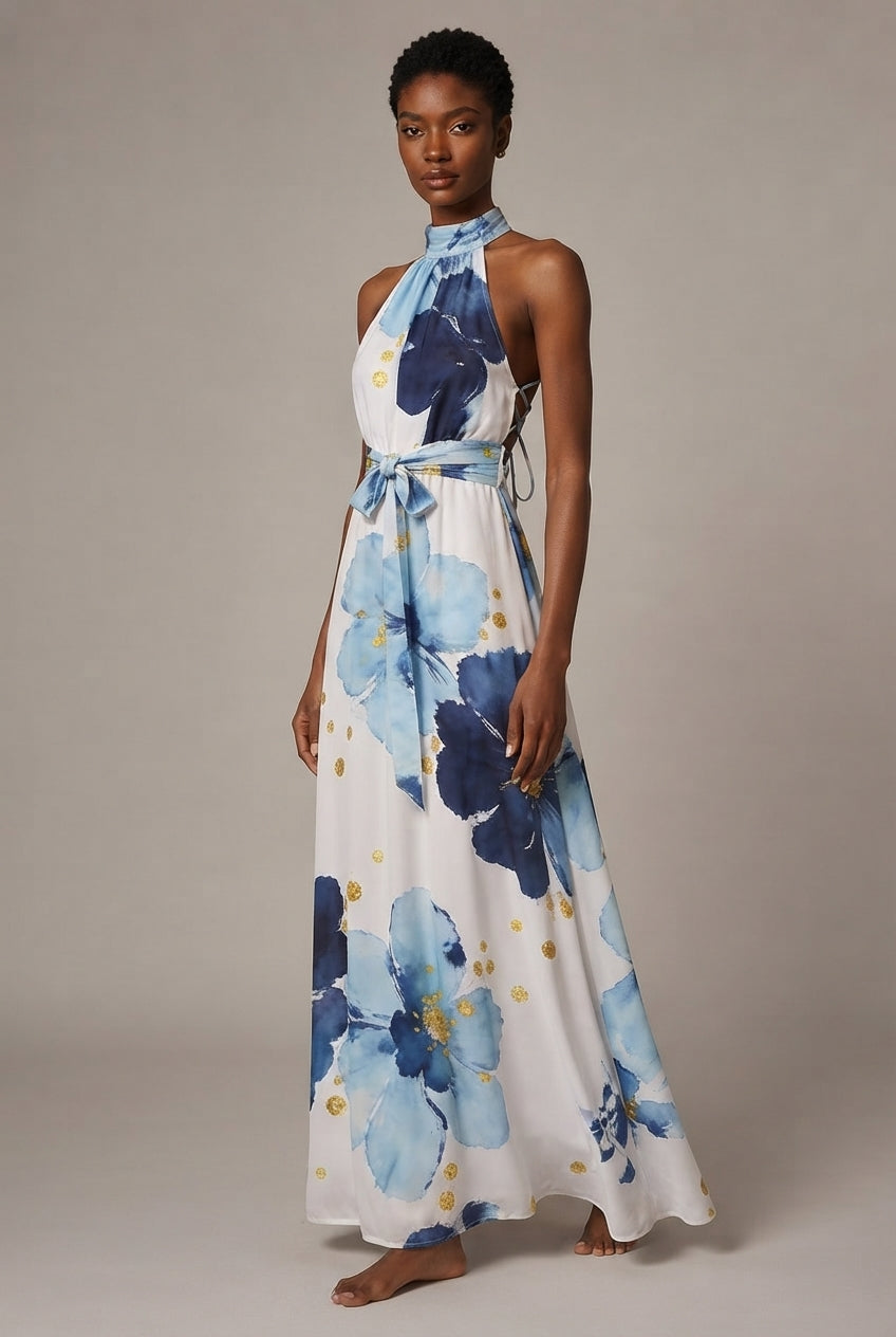 Saint-Tropez Floral Maxi Dress