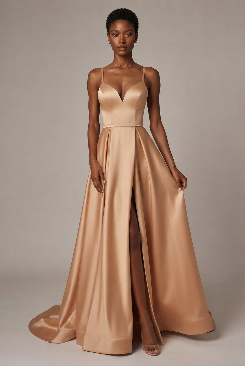 Ophélie Satin Ball Gown