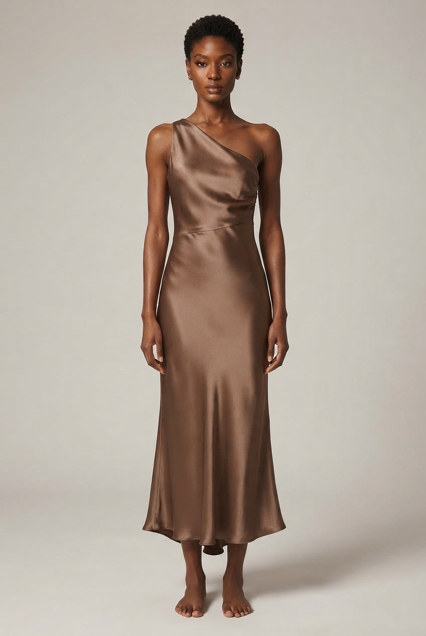 Violette Satin Slip Dress