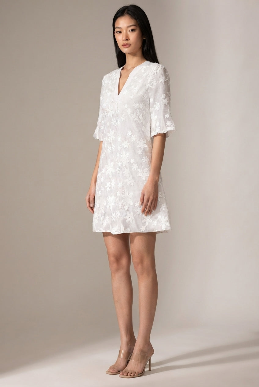 Florence Embroidered Midi Dress